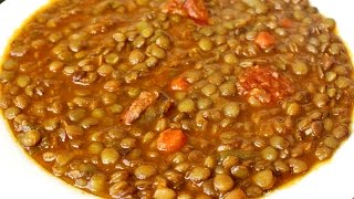 Estofado de lentejas con chorizo