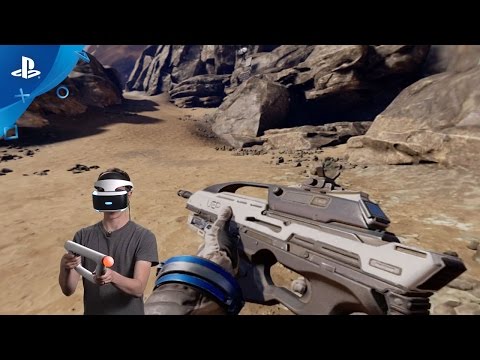Sony VR aim Ginklas PlayStation 4 Analoginis / skaitmeninis Pilka, Balta video