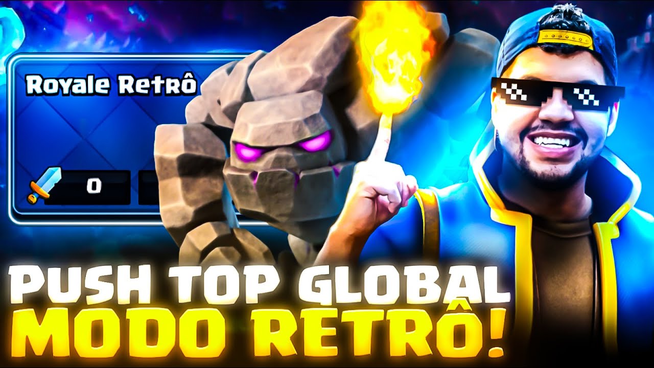 PUSHZIN NO MODO RETRO!!! #shorts #live #clashroyaleaovivo