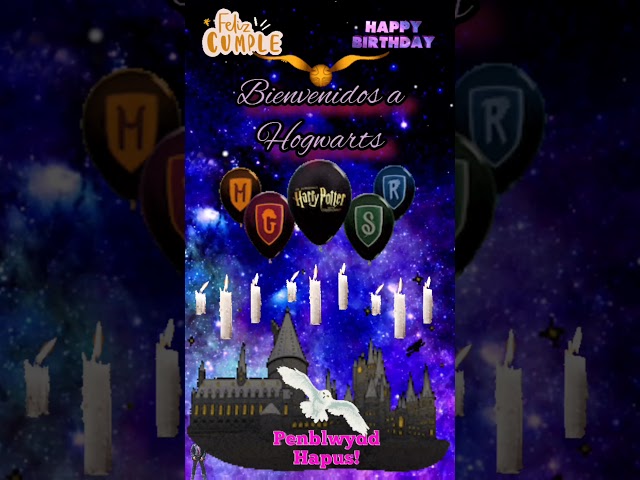 Vídeo relacionado con PME Harry Potter Vela del Personaje de Harry Potter, para celebrar cumpleaños