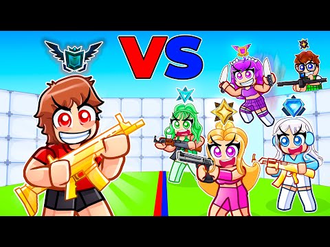 I 1v5’d My Friends In Roblox Rivals RANKED…