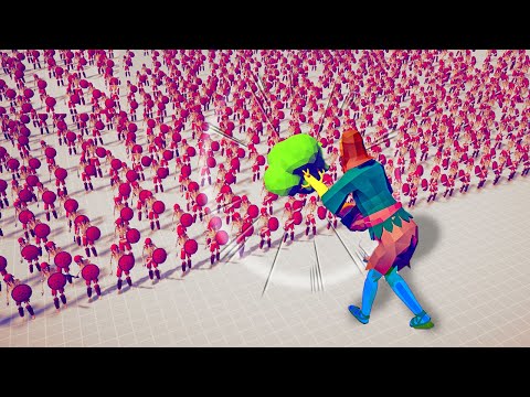 100x SKELETON ARMY ⚔️ VS 👑 3x TEAM BOSS / Totally Accurate Battle Simulator ( TABS )