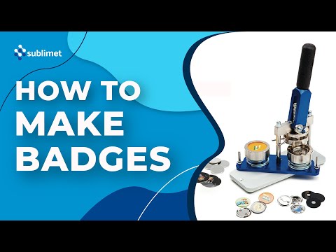 How to make badges with the B-500 and B-700 machines?