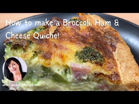 How to make a Ham, Cheese & Broccoli Quiche!