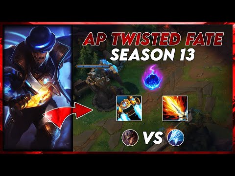 THE PERFECT KDA GAME IS HERE | Season 13 AP Twisted Fate Mid