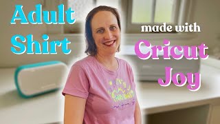 Cricut Joy Hacks: Large Holographic Iron-On on Adult T-Shirts ✨