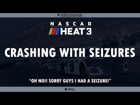 Nascar Heat 3 - Funny Trolling and Nascar Crashes Due to Seizures