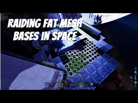 Ark smalltribes asa Raiding Fat mesh bases for dupe loot!!
