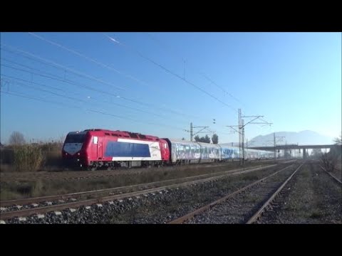 Thumbnail for 🇬🇷 HELLENIC TRAIN passenger trains at Boiotia by Kioleides