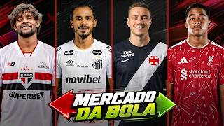 SÃO PAULO NEGOCIA COM SCARPA | VASCO PERTO DE ARTILHEIRO | INTER FECHA COM PARAGUAIO | SANTOS+