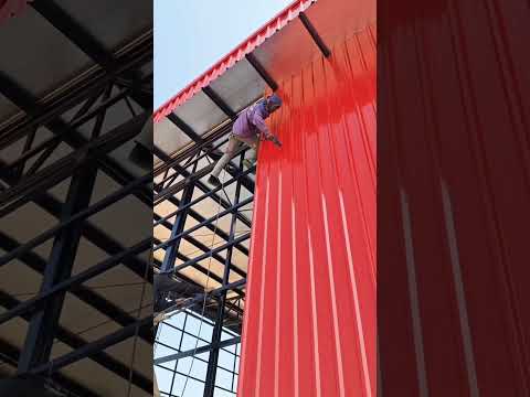 #shades #making #sunshades #sunshangxiang #loft #welding #summer #sunny #frame #framework #house