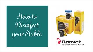 How to disinfect your stable with Virkon S