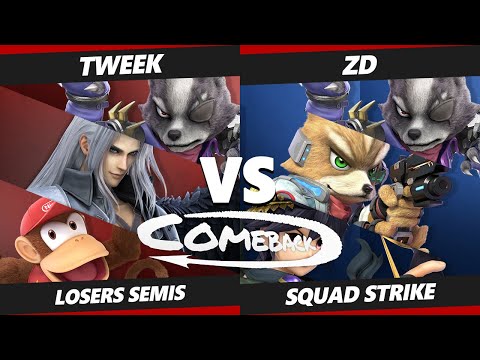 The Comeback Squad Strike Losers Semis - Tweek Vs. ZD - SSBU Ultimate Tournament