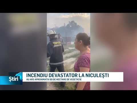 incendiu devastator la niculesti