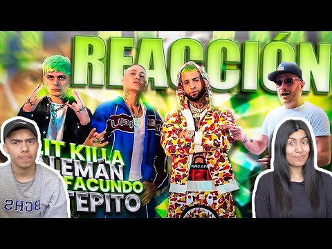 REACCIÓN II ALEMÁN, OVI , LIT KILLAH Y FACUNDO NOS MUESTRAN SUS SNEAKERS QUE LLEVAN A TEPITO