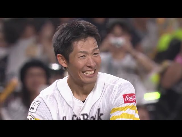 【7回裏】最後まで全力!! ホークス・本多 懸命に走って3ベースヒット!! 2018/10/6 H-L