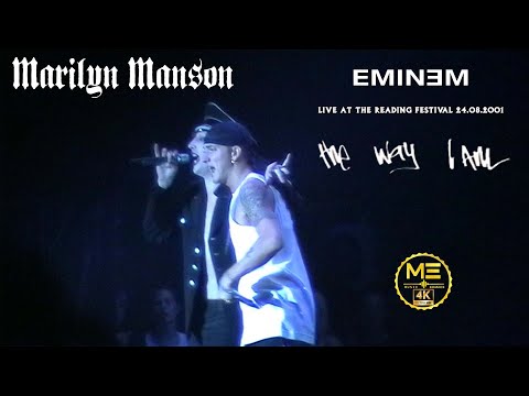 Eminem & Marilyn Manson - Live at The Reading Festival 24.08.2001, England (4K UHD QUALITY | 60 FPS)