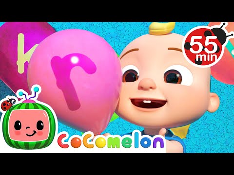 ABC Song with Balloons + 55 MIN of CoComelon | CoComelon Nursery Rhymes & Kids Songs