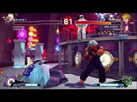 Ichi★ [Ken] vs chobixinco [Rufus] SSF4 Japanese Online Ranked Matches - TRUE HIGH-DEF