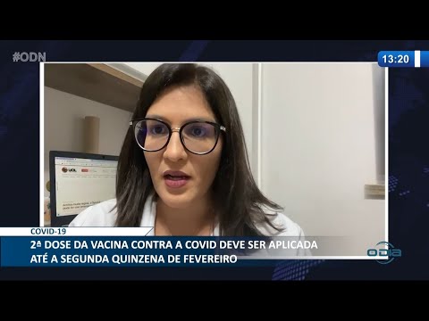 Segunda dose da Coronavac deve ser aplicada até a segunda quinzena de Fevereiro 04 02 2021