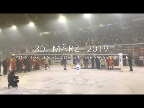 Aufstieg des HC Siders in die Swiss League am 30. März 2019
