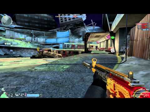 [CFNA] M4A1-XS Legendary Dragon in Zombie Mode (Crater)