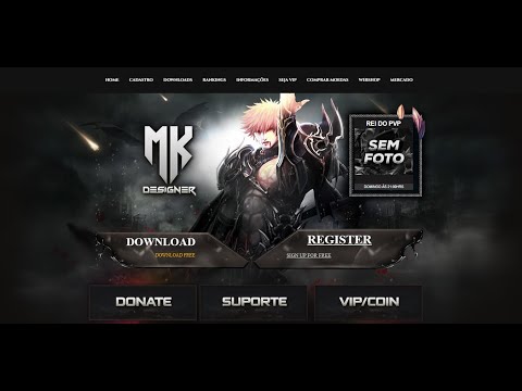 MU ONLINE - Template Custom #04 Web Morpheus / MK DESIGNER