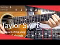 Cornelia Street (Taylor Swift) Live from Paris, Guitar Tutorial // Chords