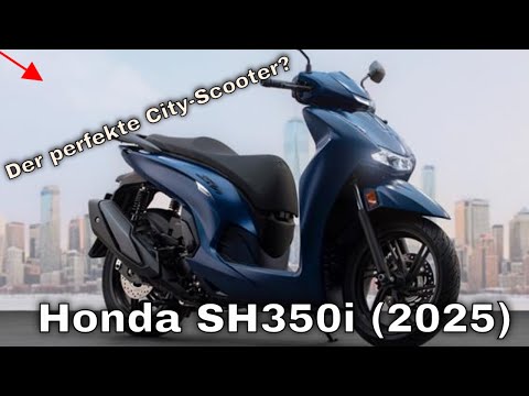 Honda SH350i 2025: The ultimate city scooter | technical details & data