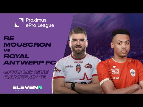 NL | RE Mouscron - Royal Antwerp FC (Proximus ePro League - Speeldag 15 - inhaalmatch)
