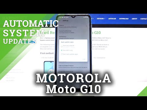 Motorola Moto G10 - How to Stop Auto Update Apps?