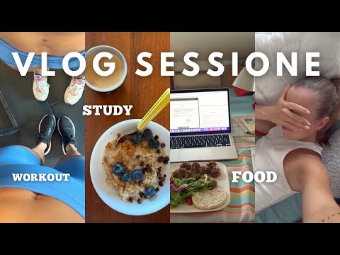 GIORNATE TIPO IN SESSIONE - metodo di studio, esami, dieta e consigli