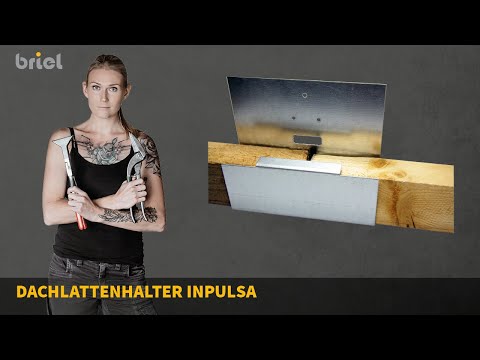Dach alleine einlatten mit dem Dachlattenhalter von briel