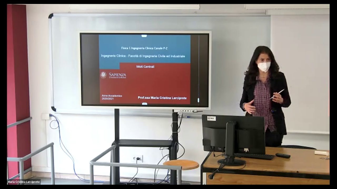 Lezione 6: Moti centrali e velocità areolare.