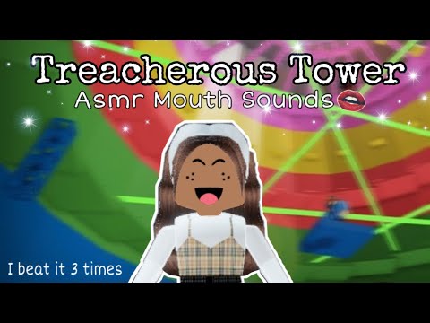 ASMR Roblox Treacherous Tower Pro!✨(MOUTH SOUNDS)