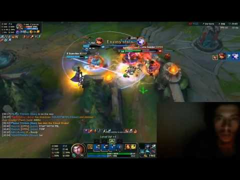 WakeUp2016 carrying 4 noobs on a smurf in low elo with JAYCE ADC League Of Legends