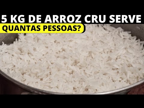 5 KG DE ARROZ SERVE QUANTAS PESSOAS?