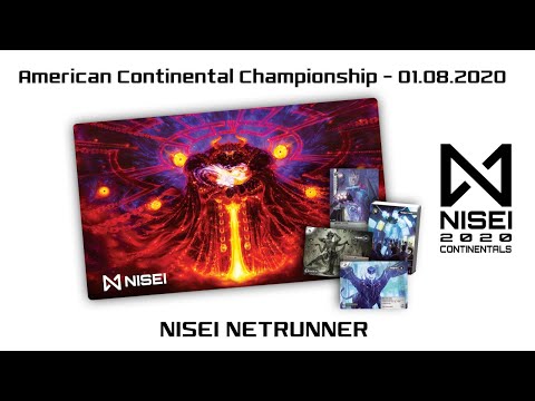 Part 3 - NISEI NETRUNNER American Continental Championship 2020 - RCG ft. BBnBB german commentary