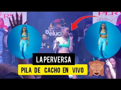 LA PERVERSA PILA PILA DE CACHO.. PUYA PA YAILIN Y LA INSUPETABLE EN VIVO 🥶