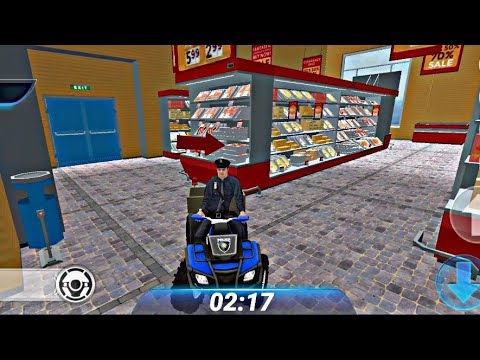 Police ATV Quad Bike Simulator | Shopping in Super Market | Android iOS Gameplay
