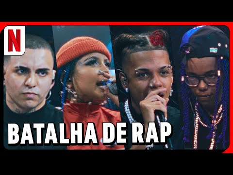 BATALHA EM SINTONIA 🔥 Com Kant, Jotapê e Levinsk X Neo, Big Mike e Kaemy | Netflix Brasil