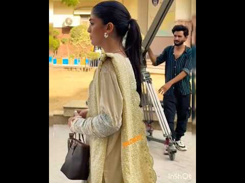 Laiba Khan Attitude Status In Mohra Drama Episode 27/28 bts. #laibakhan #laiba #shorts #mohra #bts