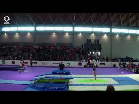 Lina SJOEBERG (SWE) - 2022 European silver medallist, Double Mini-Trampoline