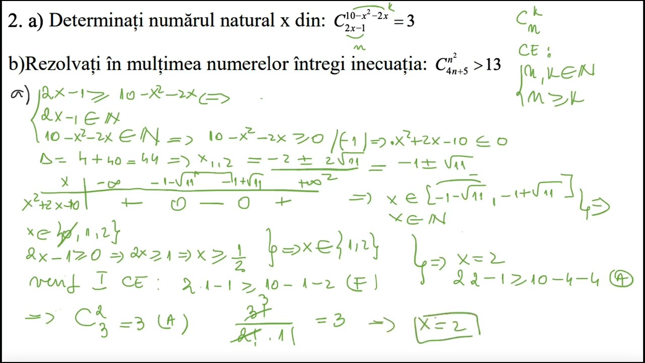 Model de teza?, matematica?, clasa a 10 a, semestrul al 2 lea