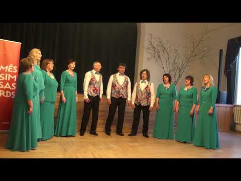 00123 “Mēs” Latvijas vokālo ansambļu konkursa otrā kārtā Zemgalē Zaļenieku kultūras namā 24.03.2018