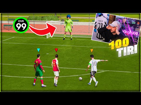 100 long-range shots against a giant goalie! *impossible*