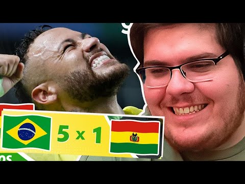 CASIMIRO REAGE A BRASIL 5X1 BOLÍVIA - NEYMAR É F0D4 #casimiro