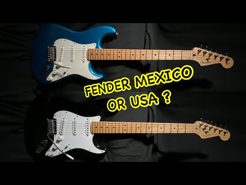 Fender Strat Mexico VS. USA