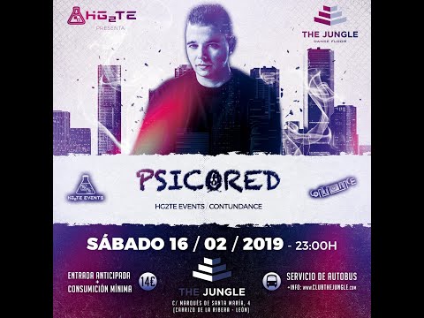 Psicored @ Hg2Te Events (16/02/2019) The Jungle Dance Floor (Carrizo de la Ribera - León)