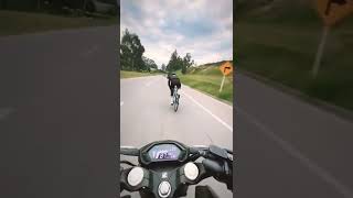 speed test 100 k/m 😮😮 #shorts #mscyclist